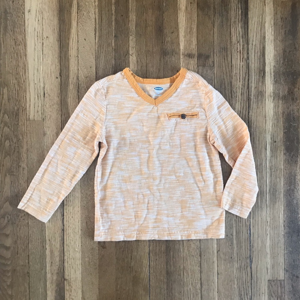 Old Navy 3T orange shirt